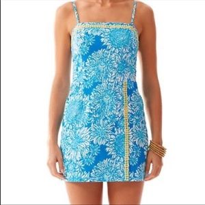 Lilly Jesse Blue and White Skort Romper, Sz 4